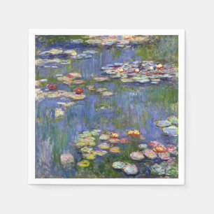 Monet Water Lilies Fine Art (1916) Serviette