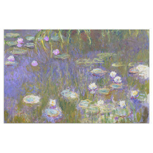 Monet Water Lilies Fine Art (1922) Stoff