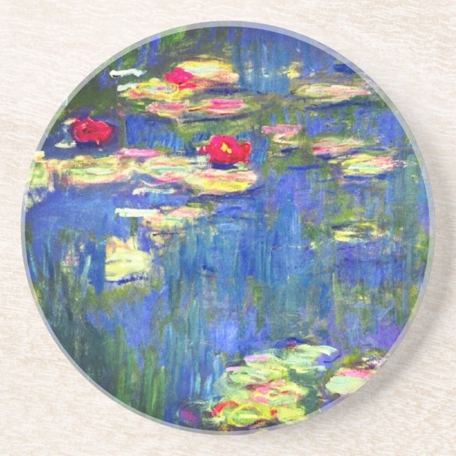 Monet Water Lilies Getränkeuntersetzer (Vorne)