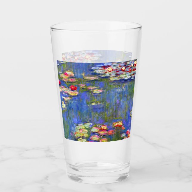 Monet Water Lilies  Glas (Vorderseite)