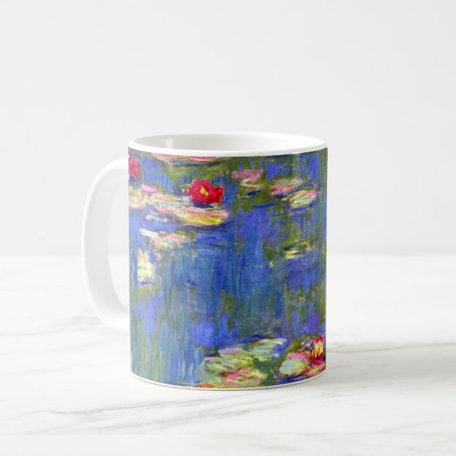 Monet Water Lilies Kaffeetasse (Vorderseite Links)