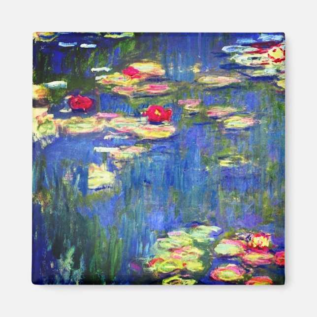 Monet Water Lilies Magnet (Vorne)