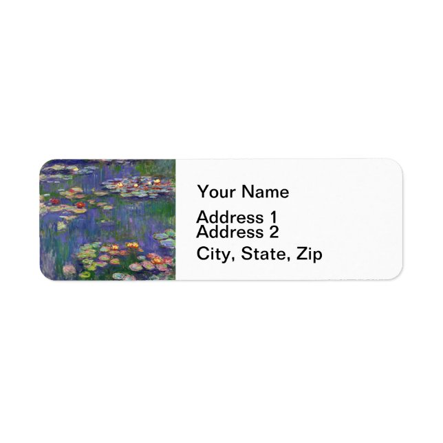 Monet Water Lilies Masterpiece Malerei (Vorne)