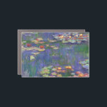 Monet Water Lilies Masterpiece Malerei Auto Magnet<br><div class="desc">Monet Water Lilies - Dieses klassische Monet Gemälde wurde 1916 von Claude Monet gemalt. Es ist Teil seiner berühmten Wasserliliensammlung,  wo er in seinem Garten in Giverney,  Frankreich malt. Ein Meisterwerk.</div>
