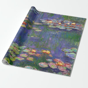 Monet Water Lilies Masterpiece Malerei Geschenkpapier