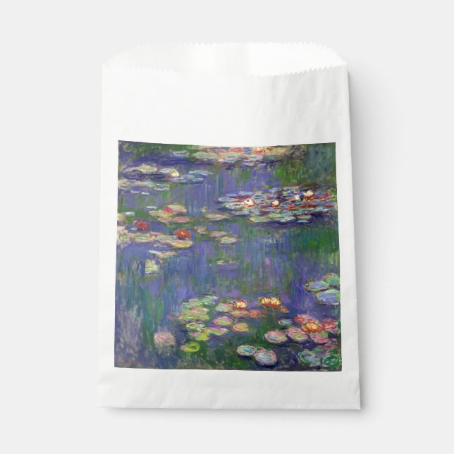 Monet Water Lilies Masterpiece Malerei Geschenktütchen (Vorderseite)