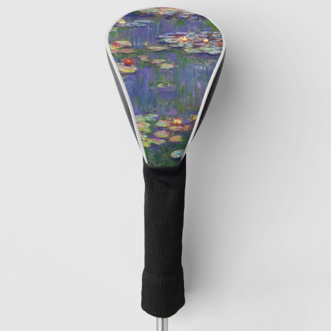 Monet Water Lilies Masterpiece Malerei Golf Headcover (Vorderseite)