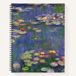 Monet Water Lilies Masterpiece Malerei Notizbuch