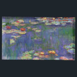 Monet Water Lilies Masterpiece Malerei Platzkartenhalter<br><div class="desc">Monet Water Lilies - Dieses klassische Monet Gemälde wurde 1916 von Claude Monet gemalt. Es ist Teil seiner berühmten Wasserliliensammlung,  wo er in seinem Garten in Giverney,  Frankreich malt. Ein Meisterwerk.</div>