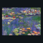 Monet Water Lilies Masterpiece Malerei Poster<br><div class="desc">Monet Water Lilies - Dieses klassische Monet Gemälde wurde 1916 von Claude Monet gemalt. Es ist Teil seiner berühmten Wasserliliensammlung,  wo er in seinem Garten in Giverney,  Frankreich malt. Ein Meisterwerk.</div>