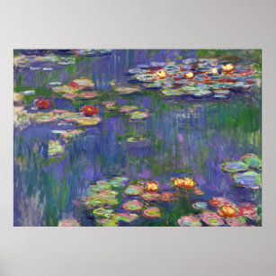 Monet Water Lilies Masterpiece Malerei Poster