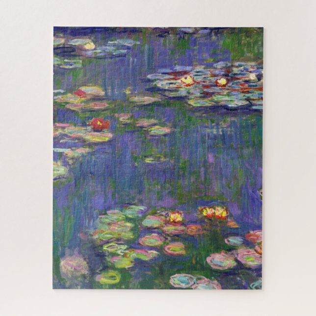 Monet Water Lilies Masterpiece Malerei Puzzle (Vertikal)