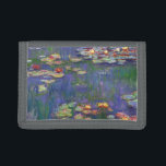 Monet Water Lilies Masterpiece Malerei Tri-fold Geldbeutel<br><div class="desc">Monet Water Lilies - Dieses klassische Monet Gemälde wurde 1916 von Claude Monet gemalt. Es ist Teil seiner berühmten Wasserliliensammlung,  wo er in seinem Garten in Giverney,  Frankreich malt. Ein Meisterwerk.</div>