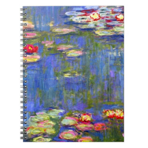 Monet Water Lilies  Notizblock