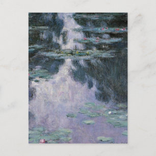 Monet - Water Lilies-nympheas-1907 Postkarte