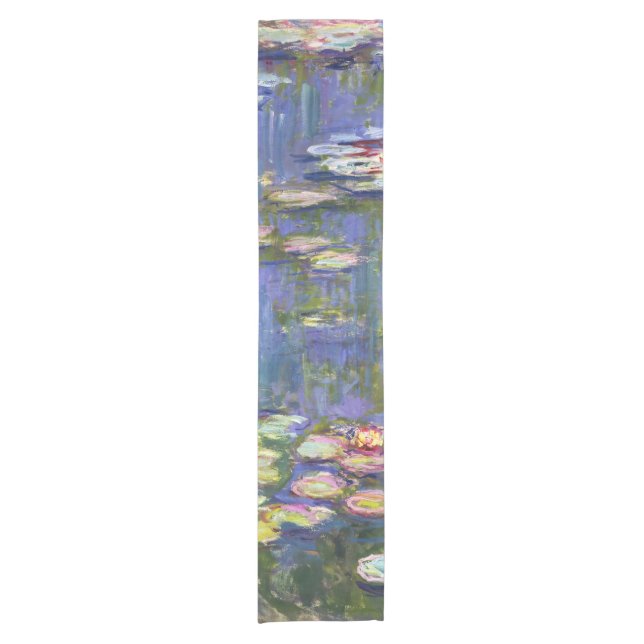 Monet - Water Lilies / Nympheas Kurzer Tischläufer (Vorderseite)