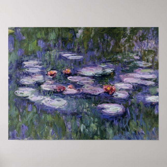 Monet - Water Lilies, Nympheas Poster (Vorne)