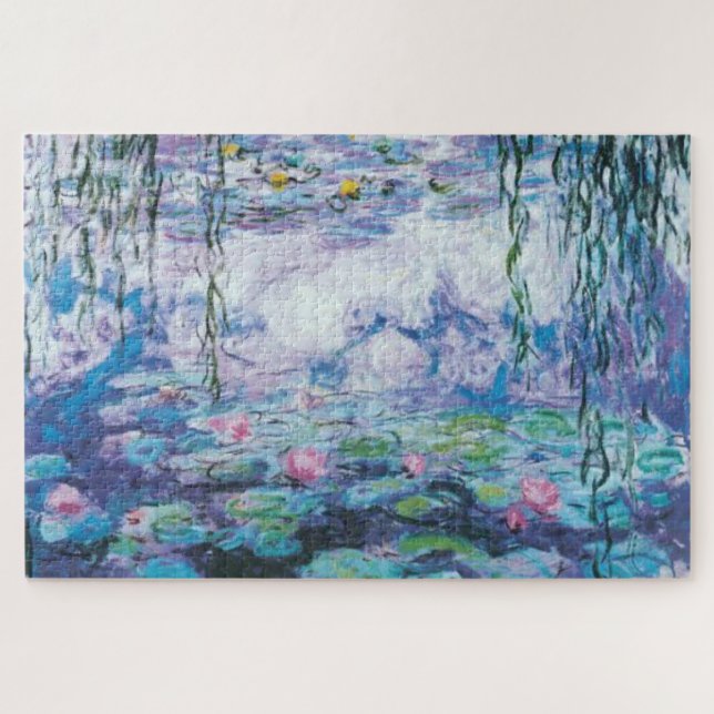 Monet Water Lilies Oil painting Puzzle (Horizontal)