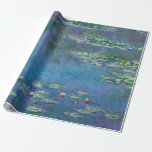 Monet Water Lilies Painting Geschenkpapier<br><div class="desc">Oscar-Claude Monet (14. November 1840 - 5. Dezember 1926) war ein französischer Maler und Gründer des französischen Impressionismus-Stils der Malerei.  Der Begriff "Impressionismus" leitet sich aus dem Titel eines seiner Gemälde ab.   Dieses Gemälde ist Water Lilies.</div>