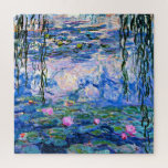 Monet - Water Lilies (pink) 1919 Gemälde Puzzle<br><div class="desc">Water Lilies (pink) 1919 berühmtes impressionistisches Gemälde von Claude Monet—schön</div>