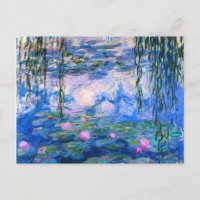 Monet Water Lilies Postkarte