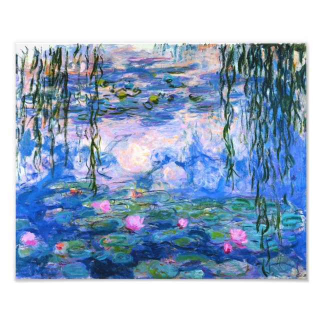 Monet Water Lilies Print Fotodruck (Vorne)