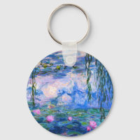 Monet Water Lilies Schlüsselkette