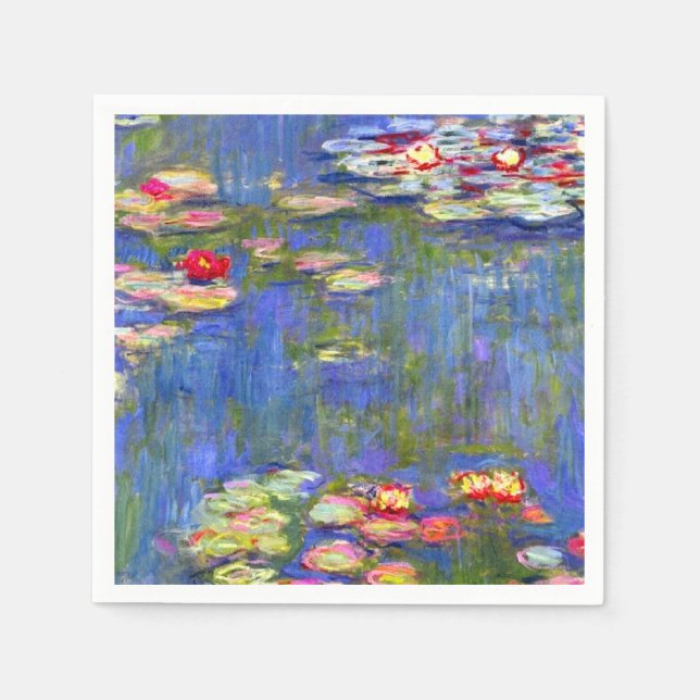 Monet Water Lilies Serviette (Vorderseite)