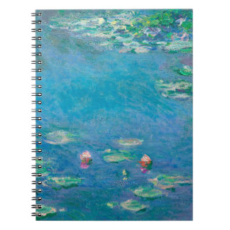 Monet Water Lilies Spiral Notebook Notizblock