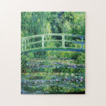 Monet Water Lilies und die japanische Brücke Puzzle<br><div class="desc">Water Lilies und japanische Brücke ist eine schöne schöne Kunst,  die von dem französischen Impressionisten Claude Monet c. 1895,  mit einer japanischen Brücke über seinen Seerosenteich.</div>