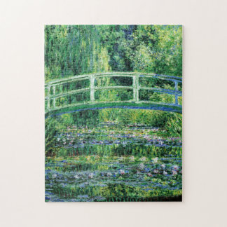 Monet Water Lilies und die japanische Brücke Puzzle