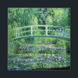 Monet Water Lilies und Japanische Brücke Magnet<br><div class="desc">Water Lilies und japanische Brücke von Claude Monet,  einem französischen Maler des Impressionismus. Diese japanische Brücke wurde 1895 über seinem Lilienteich gebaut. 1899 hatte er die erste Reihe von Gemälden gemacht,  die sich auf die japanische Brücke konzentrierten.</div>