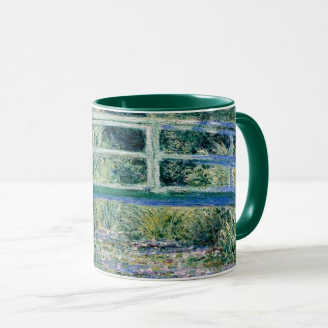Monet - Water Lilies und japanische Brücke Tasse (VorderseiteRechts)