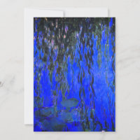 Monet Water Lilies und Weeping Willow Branches