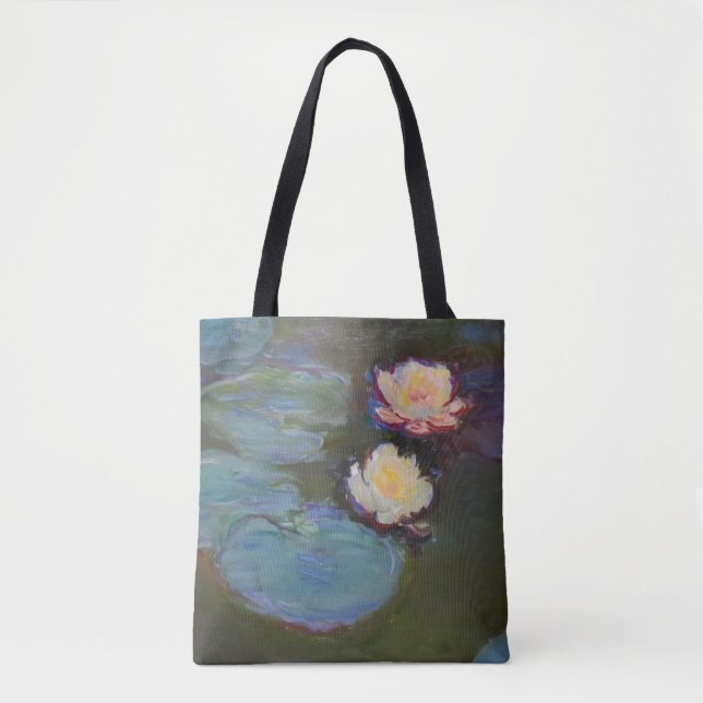 Monet Water Lily Lilies Pond Wasserlilien Malerei (Vorderseite)
