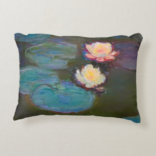 Monet Water Lily Lilies Pond Wasserlilien Malerei Dekokissen