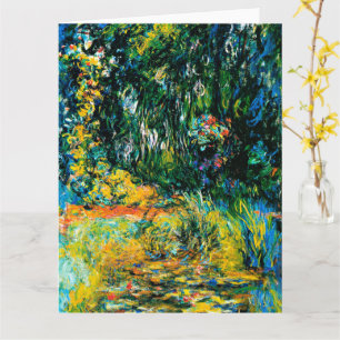 Monet - Water Lily Pond, 1918, Karte