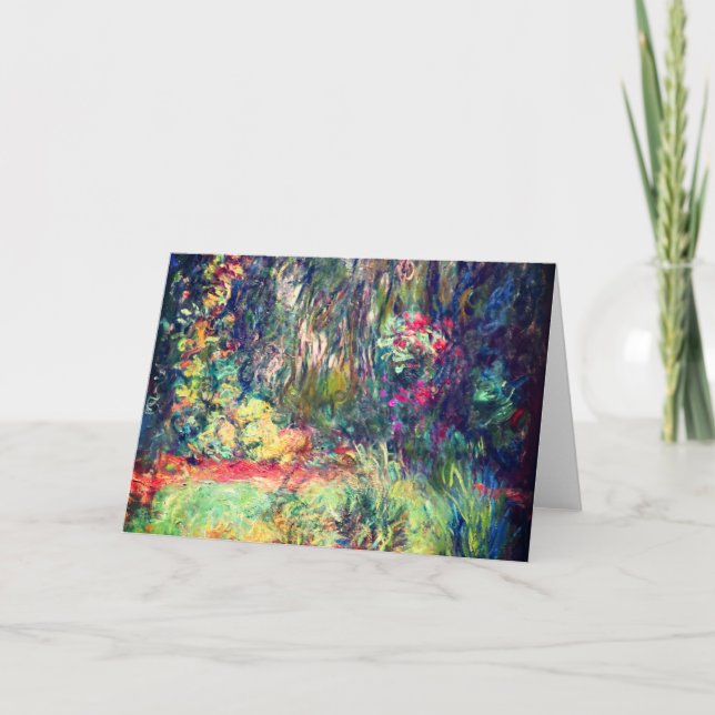Monet Water Lily Pond Einladung (Vorderseite)