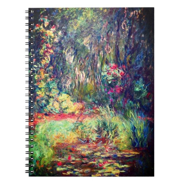 Monet Water Lily Pond Notizblock (Vorderseite)
