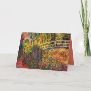 Monet Water Lily Pond und Water Irises Einladung