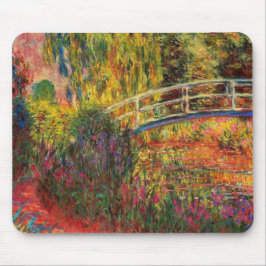 Monet Water Lily Pond und Water Irises Mousepad