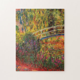 Monet Water Lily Pond und Water Irises Puzzle