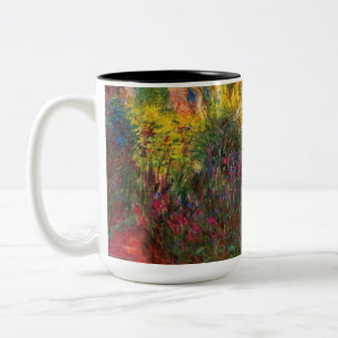 Monet Water Lily Pond und Water Irises Zweifarbige Tasse