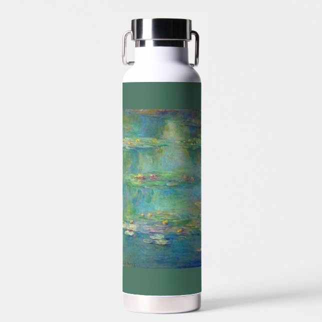 Monet Waterlilies  Trinkflasche (Vorne)