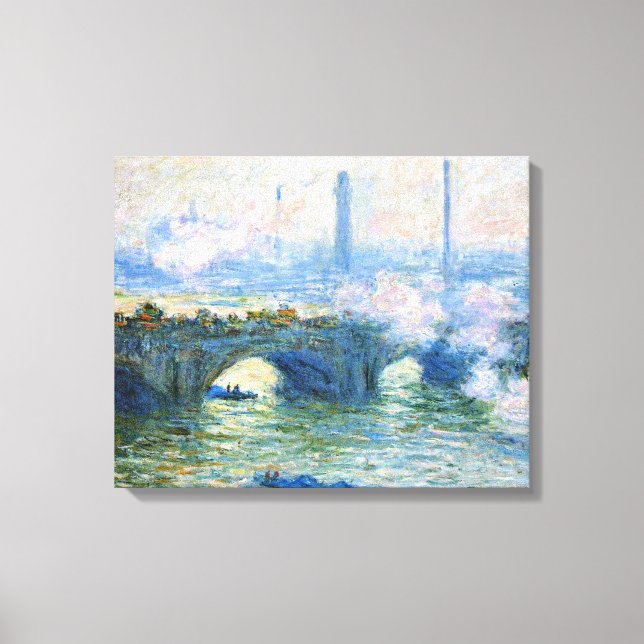 Monet - Waterloo Bridge, London, Leinwanddruck (Vorderseite)