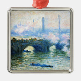 Monet - Waterloo Bridge, London, Ornament Aus Metall