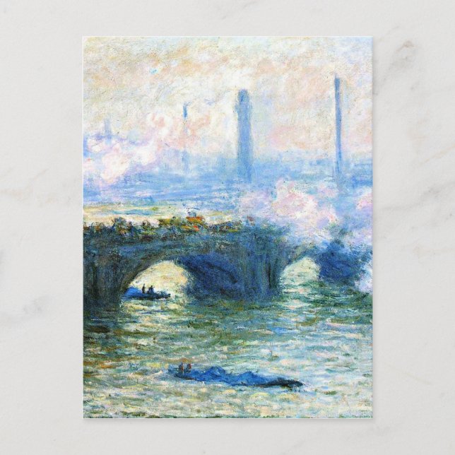 Monet - Waterloo Bridge, London Postkarte (Vorderseite)