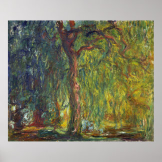 Monet, Weeping Willow Poster