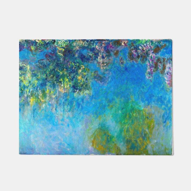 Monet Wisteria Kunstvoll wandern Fußmatte (Vorderseite)