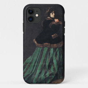 Monet Woman in grünem Kleid Case-Mate iPhone Hülle